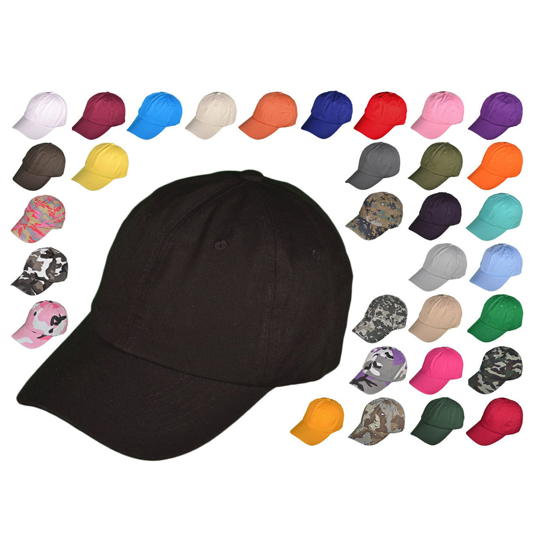 Blank Baseball Hats