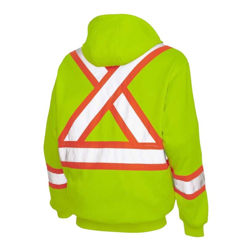 FRONT FLEECE HOODIE LIME