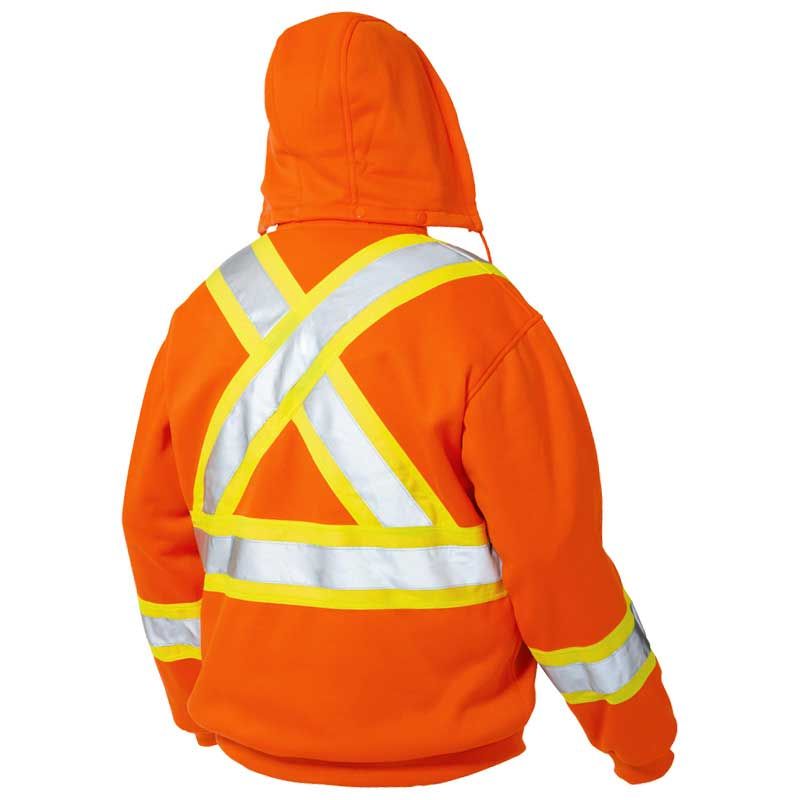 FRONT FLEECE HOODIE ORANGE