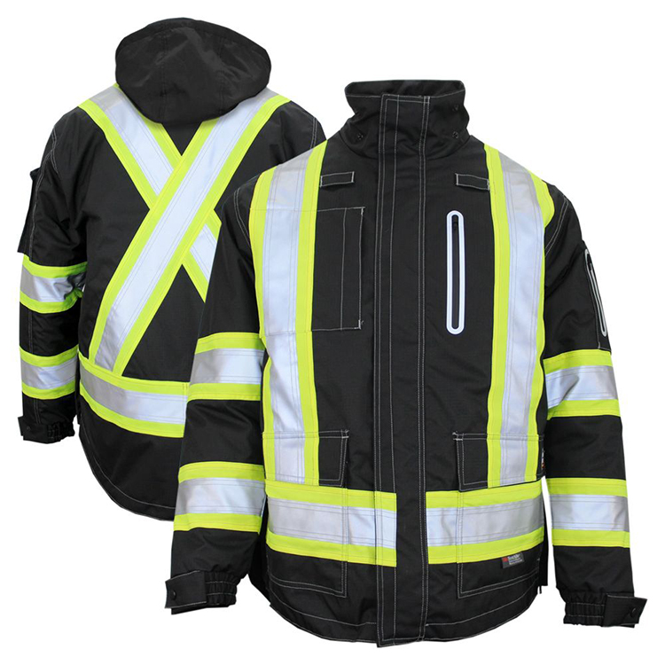 HiVis 300D Ripstop 4-In-1 Jacket