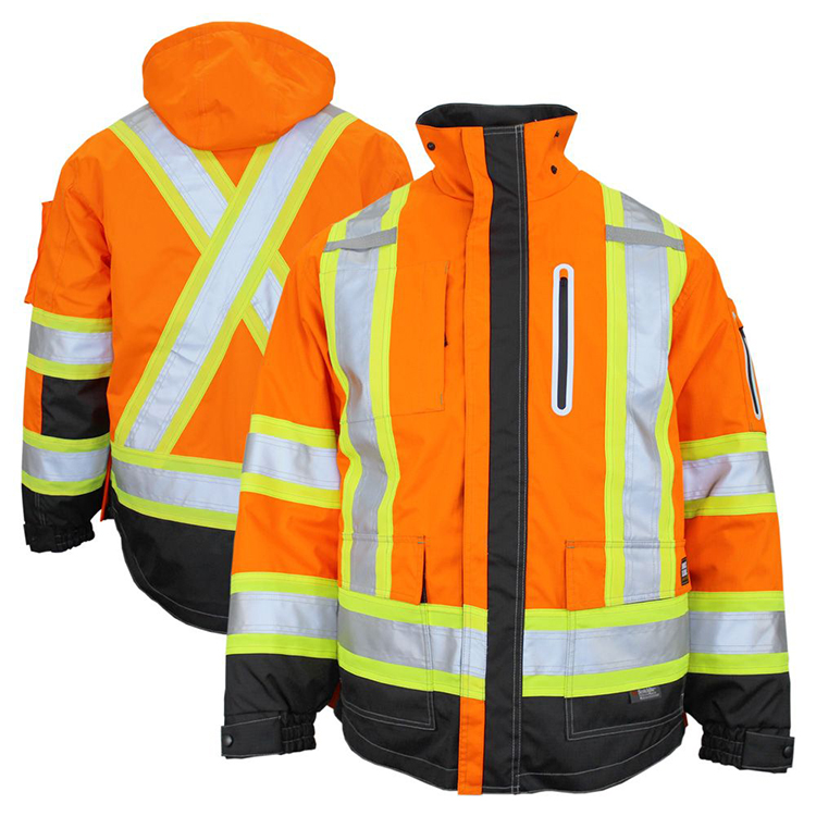 HiVis 300D Ripstop 4-In-1 Jacket