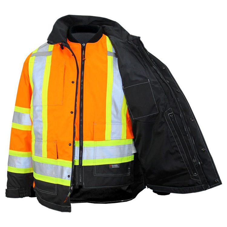 HiVis 300D Ripstop 4-In-1 Jacket