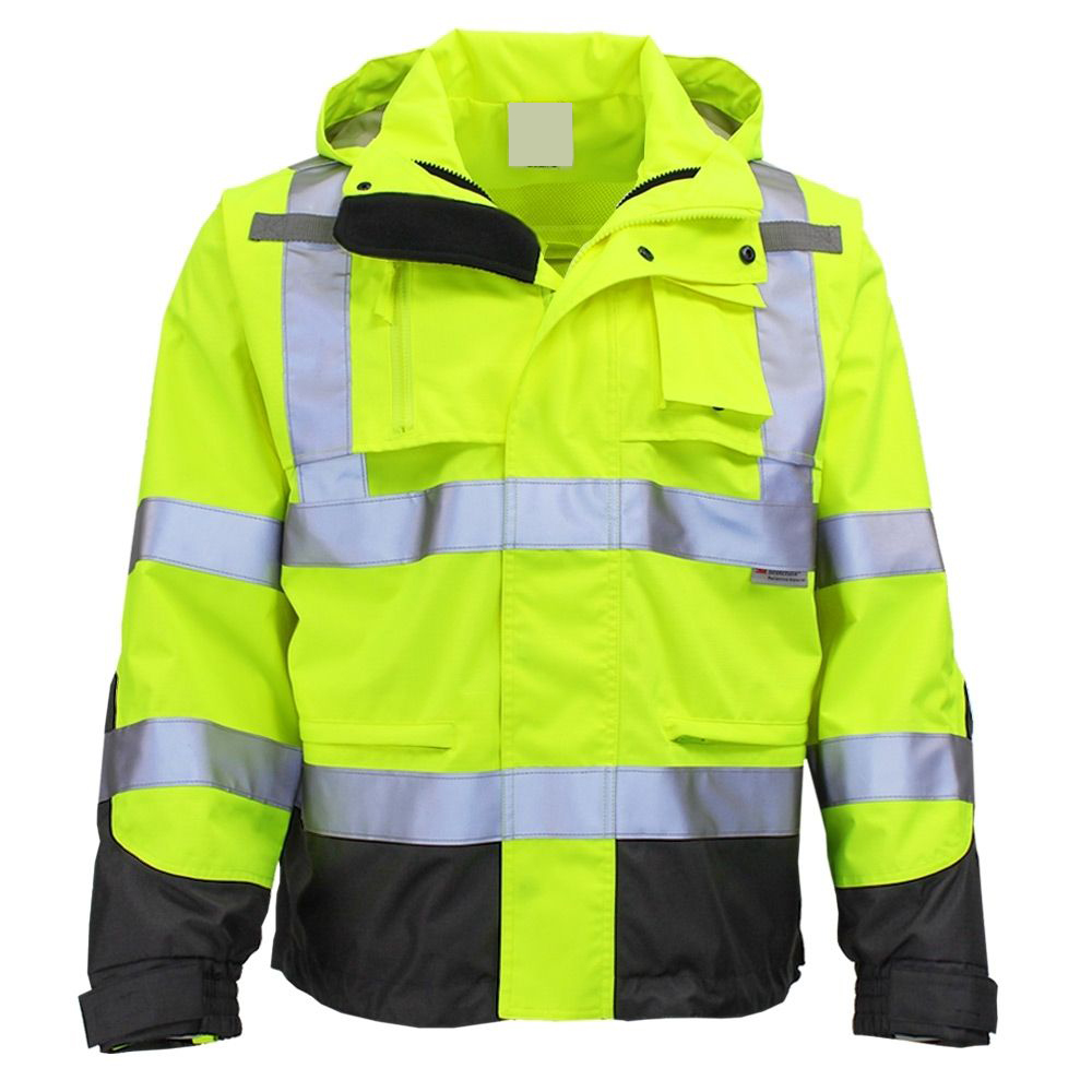 HIVIS HEAVY-DUTY RIPSTOP RAIN JACKET