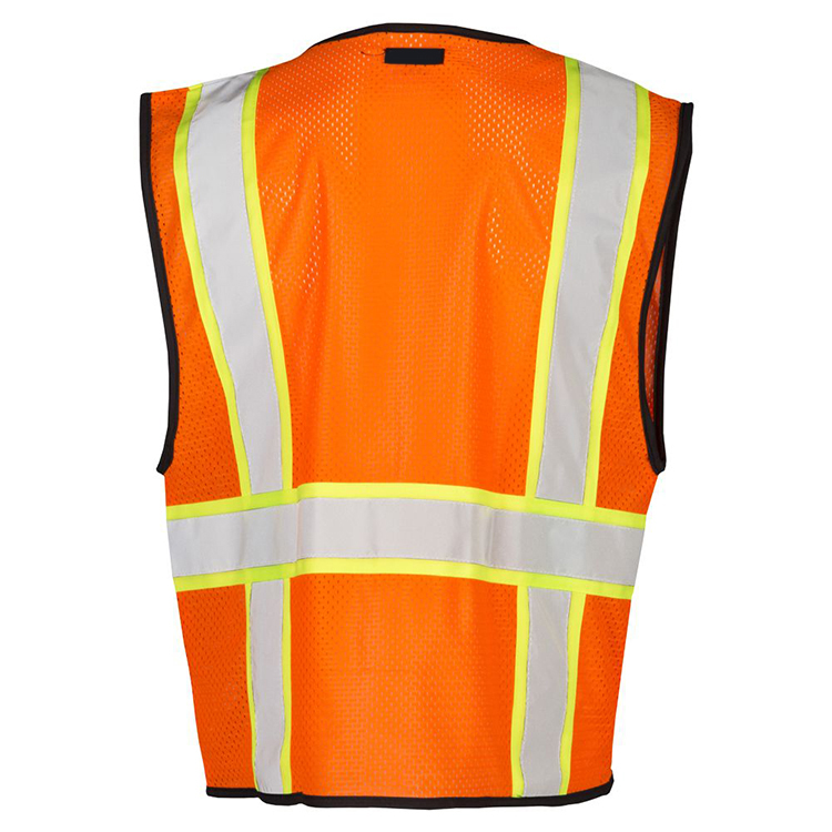 Economy Contrasting Mesh Safety Vest